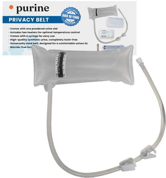 P100 Adjustable Support Belt by Purine — wearable preparation kit with bladder pouch